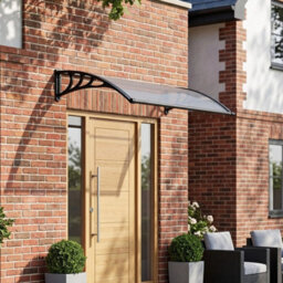 120Cm Door Canopy Awning Outdoor Window Rain Shelter  Wide Alu Frame - thumbnail 5