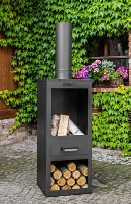 Norfolk Leisure Cook King Rosa Steel Garden Stove - image 1