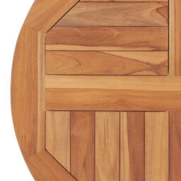 Vidaxl Table Top Solid Teak Wood Round 2.5 Cm 60 Cm - thumbnail 4