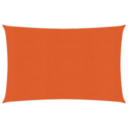 Berkfield Sunshade Sail 160 G/m2 Orange 2X3.5 M Hdpe