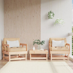Berkfield Garden Chairs 2 Pcs Solid Wood Pine