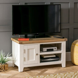 The Furniture Market Cheshire Cream Painted Small Tv Unit Up To 45 Tv Size - thumbnail 2