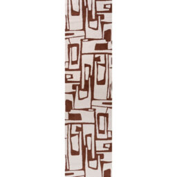 The Rugs Loft Terra And Ivory Abstract Geometric Living Room Area Rug And Runners Soft Pile - thumbnail 9