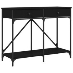 Walplus Console Table Black 100X39X78.5 Cm Engineered Wood - thumbnail 2