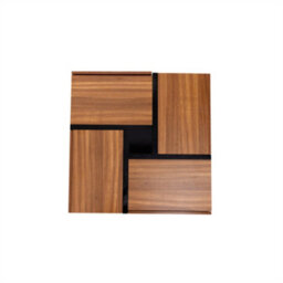 Abrihome Coffee Table, Table With 4 Drawers, Unique Color Matching And Line Design, Storage Space At The Bottom. - thumbnail 2