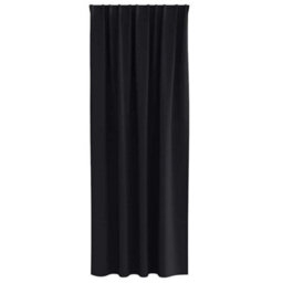 Walplus Curtains With Curtains 2 Pcs Black 225X140Cm Polyester - thumbnail 4