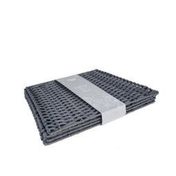 Premium Folding Wicker-Style Christmas Tree Skirt - Dark Grey (50Cm) - thumbnail 6