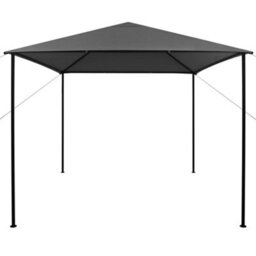 Walplus Gazebo 3X3 M Anthracite Fabric And Steel 180 G/ma - thumbnail 2