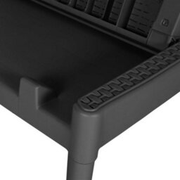 Berkfield Sun Lounger Anthracite 186X60X29 Cm Pp - thumbnail 8