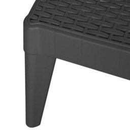 Berkfield Sun Lounger Anthracite 186X60X29 Cm Pp - thumbnail 9