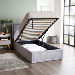 Home Treats Ottoman Bed Frame Double Storage Bed With Pocket Sprung & Memory Foam Mattress - thumbnail 6