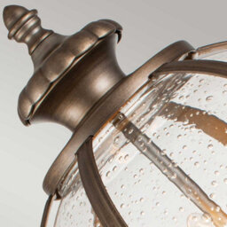 Luminosa Lighting Elstead Kichler Halleron Outdoor Pedestal Light Burnished Bronze, Ip44 - thumbnail 3