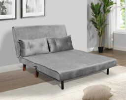Kosy Koala Double Sofa Bed Sleeper Foldable Portable Pillow Lounge Couch Grey Sofa Bed Living Room Furniture - thumbnail 1