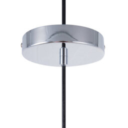 Wyld and Coco Modern Globe Pendant Light White Glass Globe One Light - Adjustable Height, Warm White Ambient Lighting - thumbnail 4