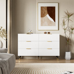 Btm Sideboard Modern Design Chest Of Drawers Large Storage Cabinet Golden Handles Living Room Bedroom Storage Furniture - thumbnail 8
