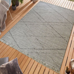 Gipsy Grey Geometric Rug By Unique Rugs -130Cm X 190Cm - thumbnail 1