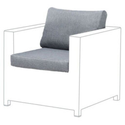 Beliani Outdoor Cushion Cover Set Milano Grey - thumbnail 6