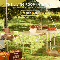 Folding Camping Table Aluminium Picnic Portable Table Party Bbq Outdoor - thumbnail 6