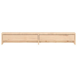 Walplus Monitor Stand 100X27X15 Cm Solid Wood Pine - thumbnail 5