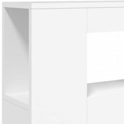 Berkfield Led Headboard White 100X18.5X103.5 Cm Engineered Wood - thumbnail 9