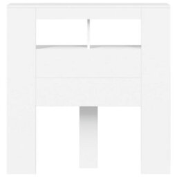 Berkfield Led Headboard White 100X18.5X103.5 Cm Engineered Wood - thumbnail 6