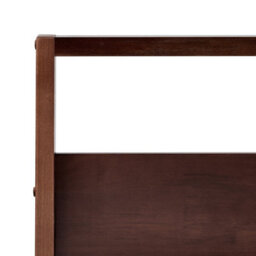 Beliani Bed Pine Wood Giulia 120 X 200 Cm (Eu Small Double) Dark Brown - thumbnail 8