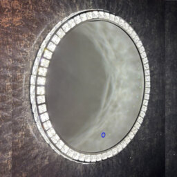 CGC Lighting Cgc Ariella 600mm Round Crystal Led Mirror Light With 3 Cct Switch - thumbnail 5
