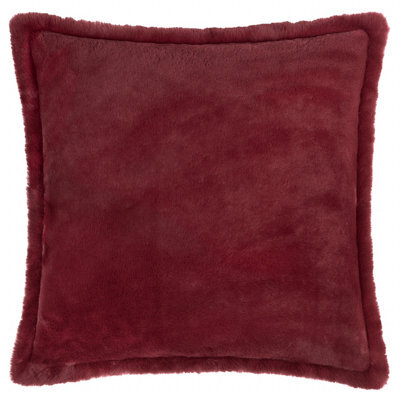 furn. Furn Kallu Faux Fur Cushion Cover, Berry, 55 X 55Cm - image 1