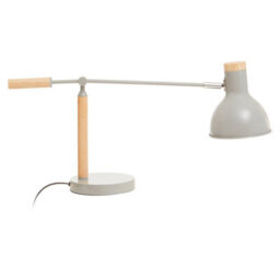 Orsina Matte Grey Table Lamp, Easy To Assemble Bedside Table Light, Eco-Friendly Lamp For Table Living Room - thumbnail 5