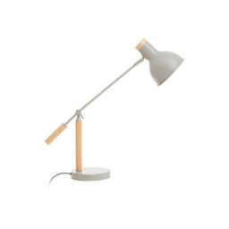Orsina Matte Grey Table Lamp, Easy To Assemble Bedside Table Light, Eco-Friendly Lamp For Table Living Room - thumbnail 3