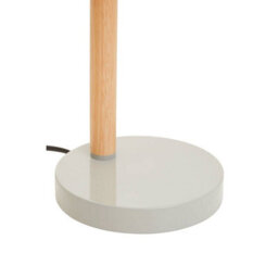 Orsina Matte Grey Table Lamp, Easy To Assemble Bedside Table Light, Eco-Friendly Lamp For Table Living Room - thumbnail 8