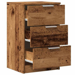 Berkfield Bedside Cabinets 2 Pcs Old Wood 40X36X65 Cm Engineered Wood - thumbnail 8