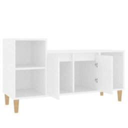 Berkfield Classic Tv Cabinet White 100X35X55 Cm Engineered Wood - thumbnail 6