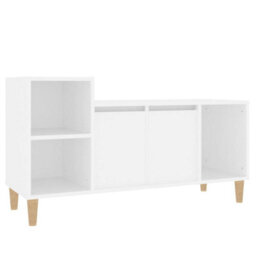Berkfield Classic Tv Cabinet White 100X35X55 Cm Engineered Wood - thumbnail 1