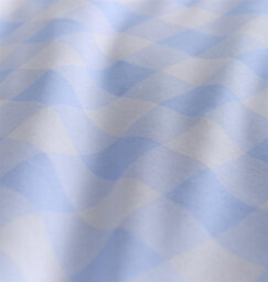 Portfolio Home Gingham Blue Duvet Cover Set, Size King - thumbnail 2