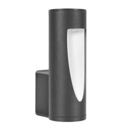 Luminosa Lighting Luminosa Brit Led Outdoor Modern Wall Lamp Urban Grey, Warm-White 3000K, Ip54 - thumbnail 1