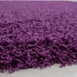 Uetian Purple Soft Texture Soft Shaggy Rug Medium Size 5Cm Thick Pile Area Rug Purple (120 X 170) - thumbnail 2
