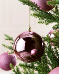 Werchristmas Set Of 9 Shatterproof Baubles, Pink, 10 Cm - thumbnail 4