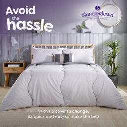 Slumberdown Coverless Comfort Embossed Waffle Duvet, 4.5 Tog, Double - thumbnail 2
