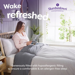 Slumberdown Coverless Comfort Embossed Waffle Duvet, 4.5 Tog, Double - thumbnail 6