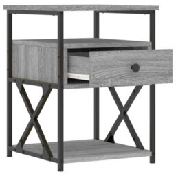 Berkfield Bedside Cabinets 2 Pcs Grey Sonoma 40X42X55 Cm Engineered Wood - thumbnail 7