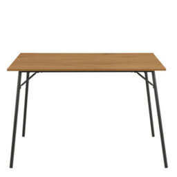 Furniture To Go Peru Dining Table In Black And Oak Included 4 Peru Dining Chair In Steel And Oak - thumbnail 3