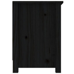 Berkfield Stylish Tv Cabinet Black 103X36,5X52 Cm Solid Wood Pine - thumbnail 5