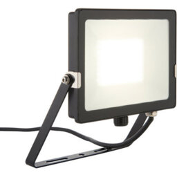 Outdoor Ip65 Waterproof Floodlight - 50W Cool White Led - Matt Black Aluminium - thumbnail 4
