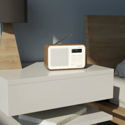 Azatom Desire X Dab / Dab+ Radio Mains & Battery, Bluetooth, Alarms, Fast Presets (Walnut) - thumbnail 7
