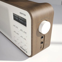 Azatom Desire X Dab / Dab+ Radio Mains & Battery, Bluetooth, Alarms, Fast Presets (Walnut) - thumbnail 3