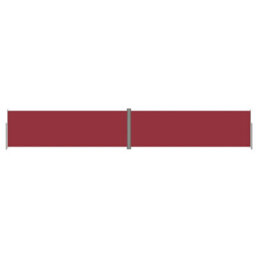 Berkfield Retractable Side Awning Red 200X1200 Cm - thumbnail 2