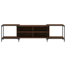 Walplus Tv Cabinet Brown Oak 203X37X50 Cm Engineered Wood - thumbnail 4