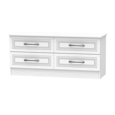 Stafford 4 Drawer Bed Box In Signature White (Ready Assembled) - image 1