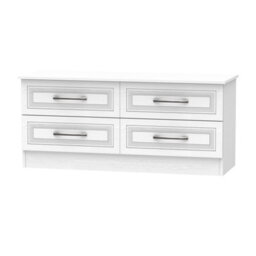 Stafford 4 Drawer Bed Box In Signature White (Ready Assembled) - thumbnail 1
